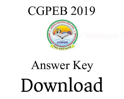 CGPEB 2018 – CG SET Answer Key Released