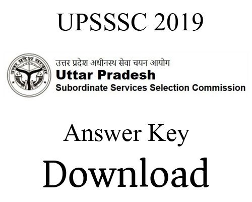 upsssc answer key