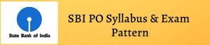 sbi-po-syllabus